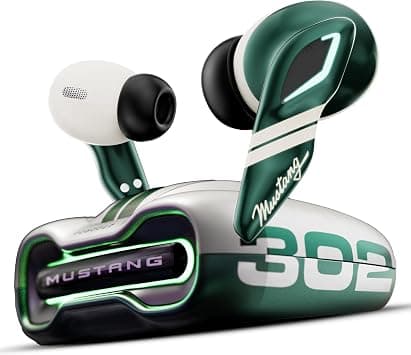 GOBOULT Mustang Torq Wireless in Ear Earbuds with 60H Playtime, App Support, Quad Mic ENC, 45ms Low Latency, 13mm Driver, Breathing LEDs, Made in India Ear Buds Wireless (Green) on Amazon.ae - Price Tracker