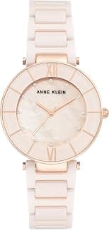 Anne Klein Women's AK/3266 Premium Crystal Accented Ceramic Bracelet Watch - Best Deal Finder