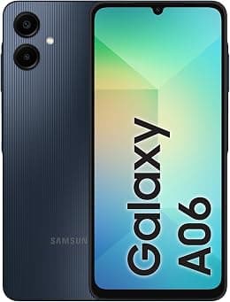 Samsung Galaxy A06 LTE, Android Smartphone, Dual SIM Mobile Phone, 4GB RAM, 64GB Storage, Black (KSA Version) - متتبع أسعار Amazon.sa