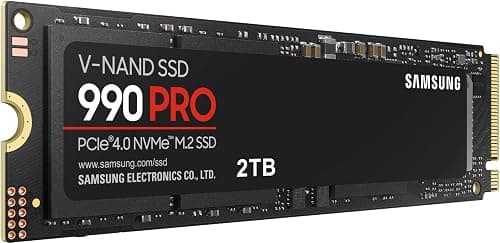 SAMSUNG 990 PRO SSD 2TB PCIe 4.0 M.2 2280 Internal Solid State Hard Drive, Seq. Read Speeds Up to 7,450 MB/s for High End Computing, Gaming, and Heavy Duty Workstations, MZ-V9P2T0B/AM on Amazon.ae - Price Tracker