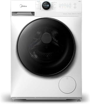Midea 8/6 KG Smart Washer Dryer With BLDC Inverter Motor, 1400 RPM, Fully Automatic Front Load Washing & Drying Combo, 14 Programs-Quick Wash/Steam Care/Auto Clean, White - MF200D80WBW-GCC على Amazon.ae - متتبع الأسعار