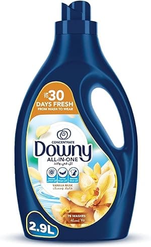 Downy Vanilla & Musk 2.9L, Fabric Softener, All-in-One Concentrate - Amazon.ae Price Tracker