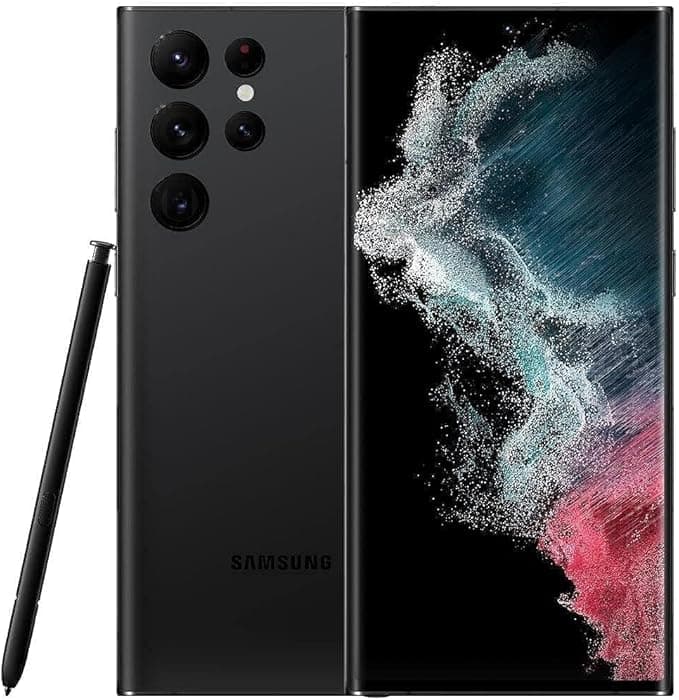 SAMSUNG Galaxy S22 Ultra Cell Phone, Factory Unlocked Android smartphone, 256GB, 8K Camera & Video, Brightest Display Screen, S Pen, Long Battery Life, Fast 4nm Processor, US Version, Phantom Black on Amazon.ae - Price Tracker