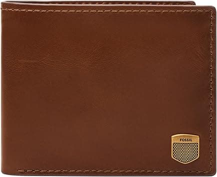 Fossil Men's Hayes Bifold with Flip ID, Brown on Amazon.ae - Price Tracker
