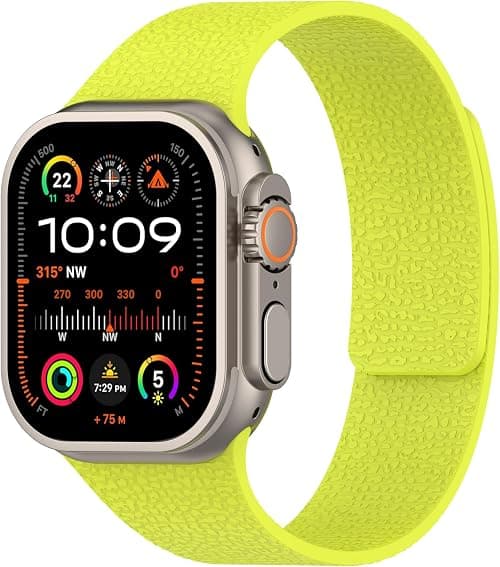 Magnetic Loop for Apple Watch Bands for Men/Women iWatch Band 44mm 40mm 46mm 45mm 42mm 41mm 49mm 38mm,Sport Silicone Magnet Wristband Strap for Apple watch Series 11/10/9/8/7/6/5/4/3/SE/2nd/Ultra 2 on Amazon.ae - Price Tracker