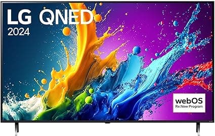 LG 55 Inch QNED QNED80 Smart 4K TV AI Magic remote HDR10 webOS24 Black on Amazon.ae - Price Tracker
