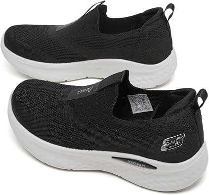 Women's Slip-On Athletic Walking Shoes, Elastic Strap Knit Mesh Sneakers - Lightweight Breathable Comfortable Casual Flats على Amazon.ae - متتبع الأسعار