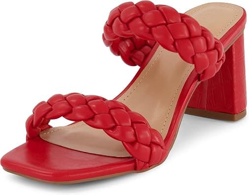 Dunes + CUSHIONAIRE Technology Women's Iris braided Heel Sandal +Memory Foam and Wide Widths Available on Amazon.ae - Price Tracker