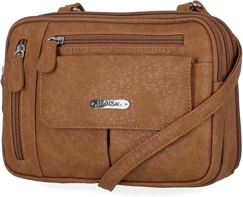 MultiSac Zippy Triple Compartment Crossbody Bag على Amazon.ae - متتبع الأسعار