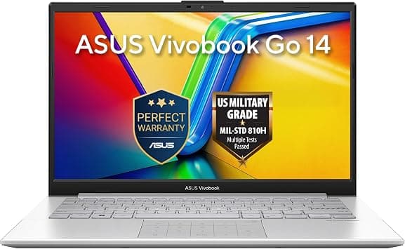 ASUS Vivobook Go 14 Slim Laptop (Cool Silver) | AMD Ryzen 3 30, 14"FHD Display, 8GB LPDDR5 RAM, 512GB SSD, AMD Radeon Graphics, Win11 [E1404FA-EB907W] على Amazon.ae - متتبع الأسعار