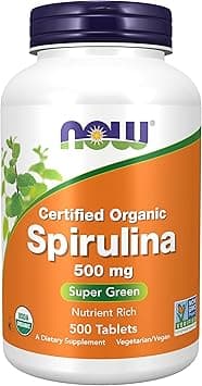 Now Foods Organic Spirulina 500mg 500 Tablets - Amazon.ae Price Tracker