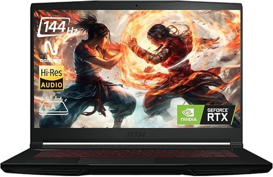 MSI GF63 Thin 11UC Gaming Laptop, 15.6" FHD Display 144Hz, Intel Core i5-11400H, GeForce RTX 3050, 32GB RAM, 1TB SSD, Wi-Fi 6, Windows 11 Home, Backlit Keyboard, Webcam, Bluetooth, HDMI, Grey على Amazon.ae - متتبع الأسعار