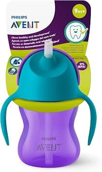 AVENT Philips Sippy Cup for Toddlers & Babies, BPA Free, Purple & Blue (Model SCF796/02) - Best Deal Finder