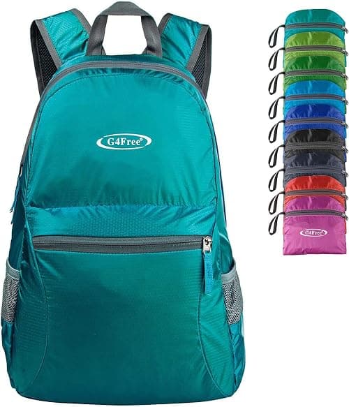G4Free Small Foldable Ultralight Waterproof Backpack for Camping Hiking Cycling Men Women 20L على Amazon.ae - متتبع الأسعار