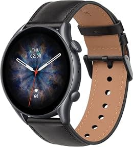 AK Leather Band for Amazfit GTR 4/ GTR 3 Pro/ GTR 3/ GTR 2e/ GTR 2/ Amazfit GTR 47mm, 22mm Quick-Release Adjustable Strap with Metal Buckle for Women Men, Soft Replacement Wristband for Amazfit GTR - Amazon.ae Price Tracker