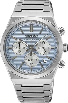 Seiko SSB459P1 Sports Chronograph Wrist Watch for Men, 40 mm Case Size, Silver/Silver - Amazon.ae Price Tracker