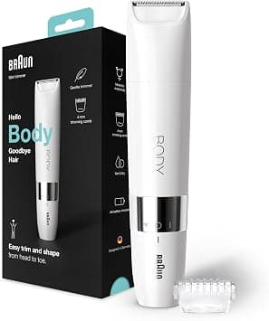 Braun Body Mini Trimmer BS1000, Electric Body Hair Removal for Everybody, for On-the-Go on Amazon.ae - Price Tracker