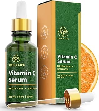 Tree of Life Beauty Vitamin C Skin Care Set, Skin Brightening Face Oil for Dark and Age Spots, Facial Serums for Dry and Sensitive Skin with Hyaluronic Acid & Vitamin E for Soft Smooth Skin, 1 Fl Oz on Amazon.ae - Price Tracker