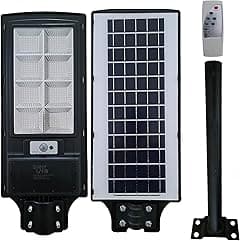 Solar Street Lights Outdoor, Dusk to Dawn Flood Lights with Remote Control, 6500K White IP66 Waterproof, Motion Sensor Floodlight, Solar Powered Spotlight for Yard, Garden, Street (800, Watts) - Amazon.ae Price Tracker