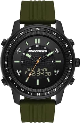 Skechers Men's Quartz Lightweight Analog Digital Watch - Best Deal Finder