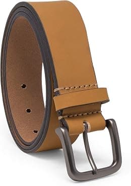 Timberland Men's 35mm Classic Buckle Jean Leather Belts - Best Deal Finder