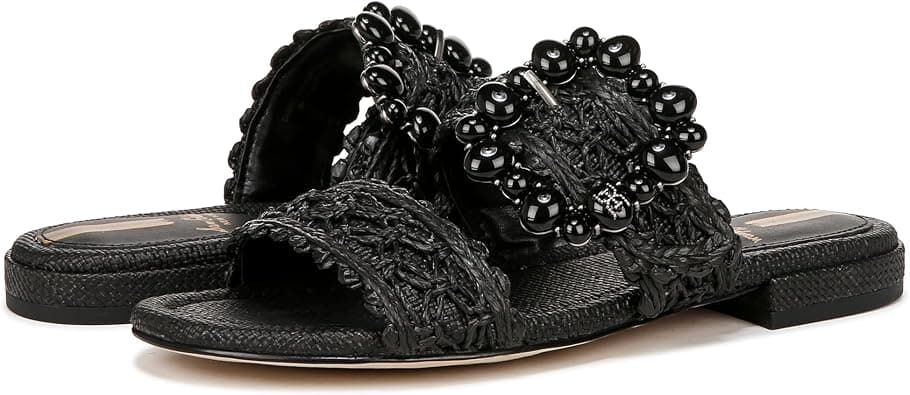 Sam Edelman Women's Elisa Flat Sandal على Amazon.ae - متتبع الأسعار