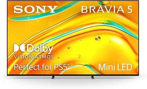 Sony BRAVIA 5 75 Inch TV, Mini LED, 4K Smart Google TV, XR Processor with AI Technology,120hz Television with Dolby Vision/Atmos, Exclusive Features for PlayStation®5, K-75XR50, 2025 Model on Amazon.ae - Price Tracker