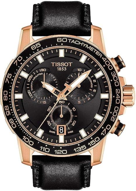 Tissot mens Supersport Stainless Steel Casual Watch Black T1256173605100, Black, Chronograph on Amazon.ae - Price Tracker