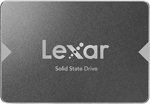 Lexar NS100 512GB 2.5” (SATA 6Gb/s SSD,) Solid State Drive, Up to 550MB/s Read (LNS100-512RB)- Gray | 512GB SATA III SSD with 550MB/s read speed for startup, data transfer and application loading on Amazon.ae - Price Tracker