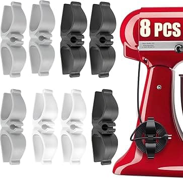 Cord Organizer for Appliances, 8 Pack Upgraded Kitchen Appliance Cord Organizer Stick On Appliance Wire Organizer Wire Wrapper for Kitchen Appliances Mixers, Coffee Maker, Pressure Cooker on Amazon.ae - Price Tracker