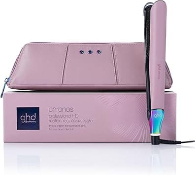 ghd Chronos Styler ― 1" Hair Straightener | Limited Edition in Transcendent Pink | One Stroke High-Definition Results That Last 24hrs, 85% More Shine, 2X Less Frizz, No Heat Damage on Amazon.ae - Price Tracker