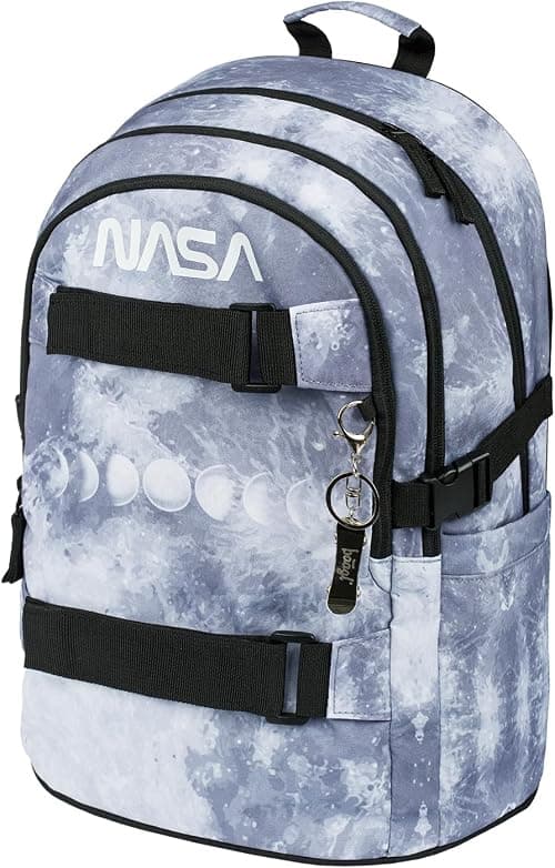 Baagl School Backpack for Boys Girls Teenagers - Skateboard Backpack - Children's Backpack with Laptop Compartment and Chest Strap for School, Secondary School, Middle School on Amazon.ae - Price Tracker