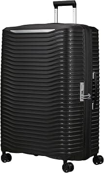 Samsonite Upscape Suitcase Check-In Size 81 cm / 30 inch, 4 Spinner Wheels, Polycarbonate + RPET, Black|Inner Mesh Pocket|Expandable|Removable Divider|TSA Lock - 10 Years International Warranty على Amazon.ae - متتبع الأسعار