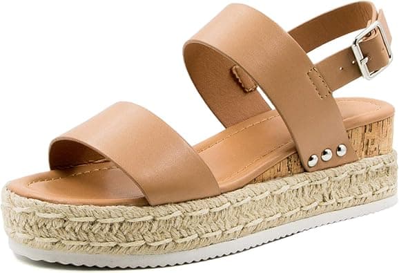 Athlefit Espadrilles womens Wedge Sandal on Amazon.ae - Price Tracker
