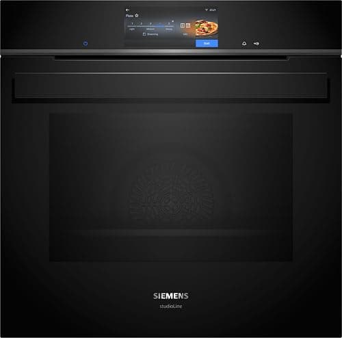 Siemens iQ700 HS958GED1B Built-in Eletcric Oven, FullSteam Plus, 71L, TFT Touchdisplay, Individual Browning, Food Recognition, Made in Germany, Black على Amazon.ae - متتبع الأسعار
