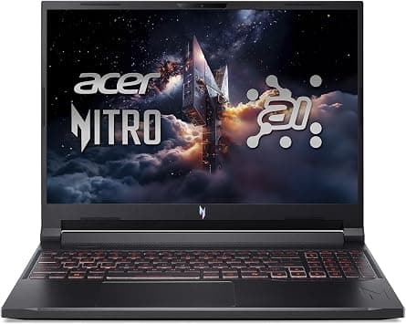 Acer Nitro V 16 AI 16 WUXGA IPS 180Hz Gaming Copilot+ PC Laptop, AMD Ryzen AI 7 350 Processor, 16GB RAM, 1TB SSD, NVIDIA GeForce RTX 5060 with 8GB VRAM, English KB, Windows 11, Shale Black on Amazon.ae - Price Tracker