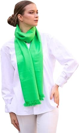 100% Egyptian Cotton, Hand-loomed Scarf, Luxurious feel, Breathable, Solid colors in a branded Gift box, Unisex - Best Deal Finder