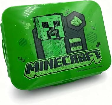 Xpressions 92518 Officially Licensed Minecraft Bento Lunch Box, Polypropylene, 1 Liter على Amazon.ae - متتبع الأسعار