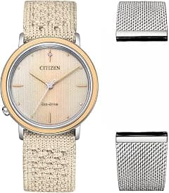 Citizen Women's Analogue Eco-Drive Watch with a Fabric Band L Ambiluna Collection - Amazon.ae Price Tracker