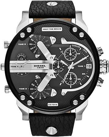 Diesel Mens Quartz Watch, Analog and Leather- DZ7313 on Amazon.ae - Price Tracker