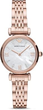 Emporio Armani Women's Gold Casual Wrist Watch, AR11316, 28mm - Best Deal Finder