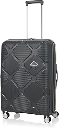 American Tourister Instagon Instagon Spinner 69/25 Suitcase, Carrying Case, Expandable, TSA Lock, 79/87L, 27.2 inches (69 cm), 8.7 lbs (69 cm), 8.7 lbs (3.9 kg), New Model Dark Gray, M size on Amazon.ae - Price Tracker