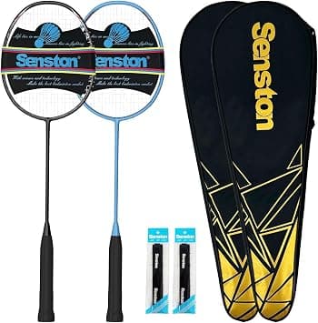 Senston N80 Professional Quality Carbon Fiber Badminton Racket with Carry Bag Included على Amazon.ae - متتبع الأسعار