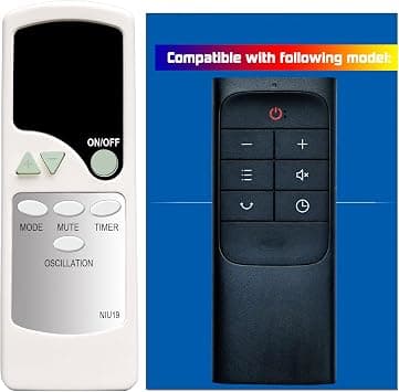 Replacement Remote Control for Dreo Tower Fan DR-HTF004 DR-HTF004S DR-HTF005 DR-HTF005S DR-HTF007 DR-HTF007S DR-HTF001 DR-HTF001S DR-HTF002 DR-HTF002S DR-HTF003 على Amazon.ae - متتبع الأسعار