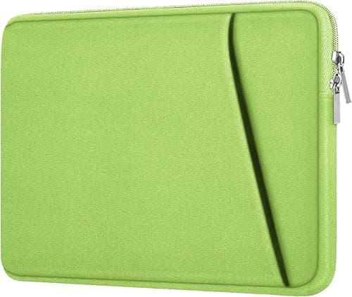 Askuko Laptop Sleeve 14 inch, Shockproof Protective Computer Cover, Durable Carrying Bag Laptop Case Compatible with 14"" MacBook Air/Pro HP Asus Lenovo Notebook, Light Green on Amazon.ae - Price Tracker