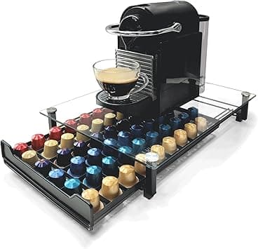 RECAPS Coffee Pod Holder Kitchen Organizer Storage Drawer Compatible with Nespresso Originalline Coffee Pods Holds 60 Pods - Amazon.ae Price Tracker