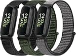 Nylon Bands Compatible for Fitbit Inspire 3/Inspire 2/Inspire/Inspire HR/Ace 3/Ace 2 Bands, Breathable Sport Replacement Straps Soft Adjustable Solo Loop Nylon Wristband for Women Men Kids - Amazon.ae Price Tracker