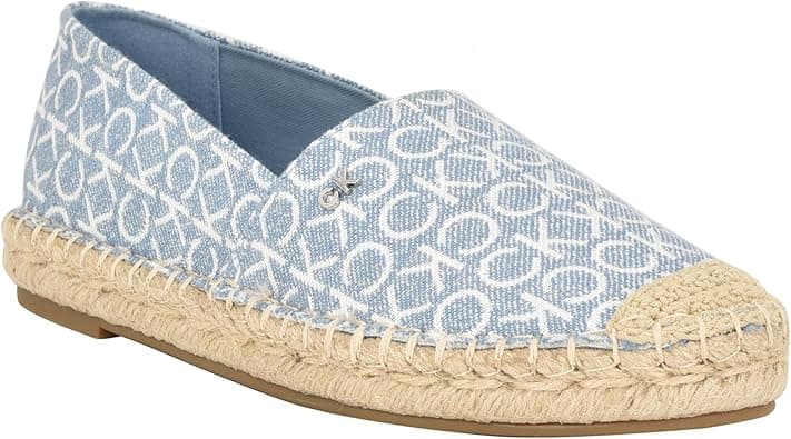 Calvin Klein Women's Popular Ballet Flat, Blue Denim Multi 420, 38 EU on Amazon.ae - Price Tracker