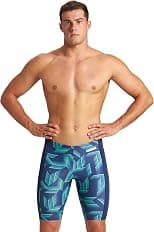 Arena Men's Arena Performance Men's Puzzled Swim Jammer Athletic Swimwear Professional Swimsuit - Best Deal Finder
