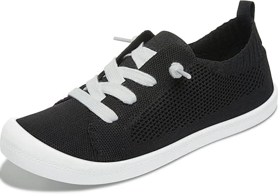 ALTOCIS Women's Knit Slip On Sneakers Ladies Elastic Low Top Flats Lightweight Breathe Mesh Fashion Sneakers Cute Flying Woven Loafers on Amazon.ae - Price Tracker